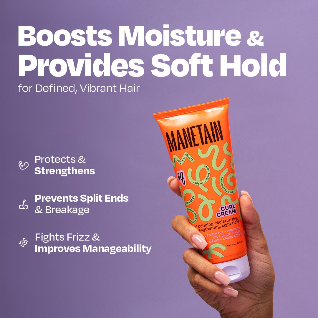 Manetain Frizz Control Curl Cream - 200 ml view 2
