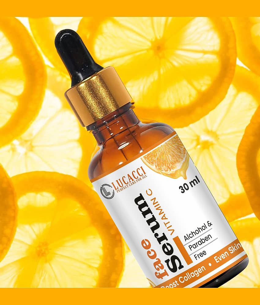 LUCACCI Face Serum Vitamin C Anti-Wrinkle For Normal Skin ( Pack of 1 ) view 2