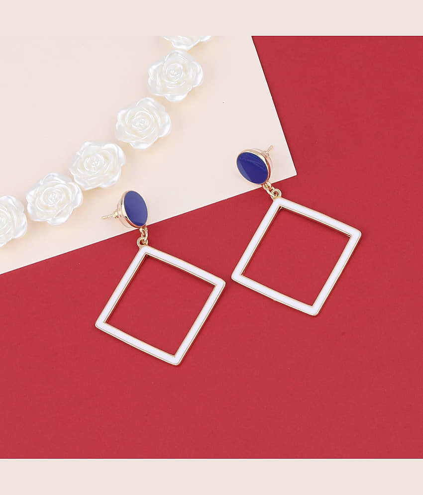 SILVER SHINE Delicate Stylish Look Drop Earring For Girl Women view 2
