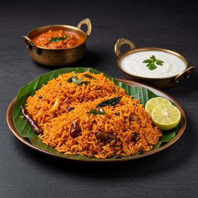 Pachadi Annam [500 grams] with Perugu Annam [250 grams]