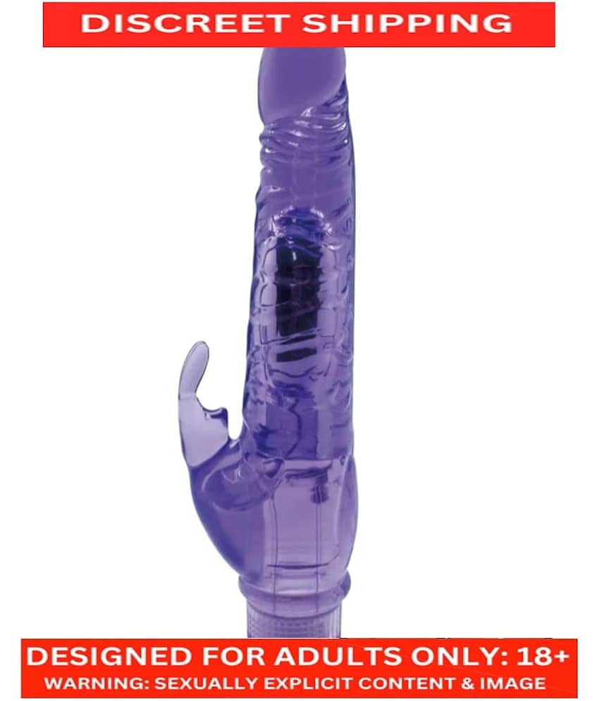BIG BOY RABBIT DILDO ❤ 9" Long & Soft Sexy Real Felling Multi Colored Vibrating Dildo For Sexy Girls Vagina view 2