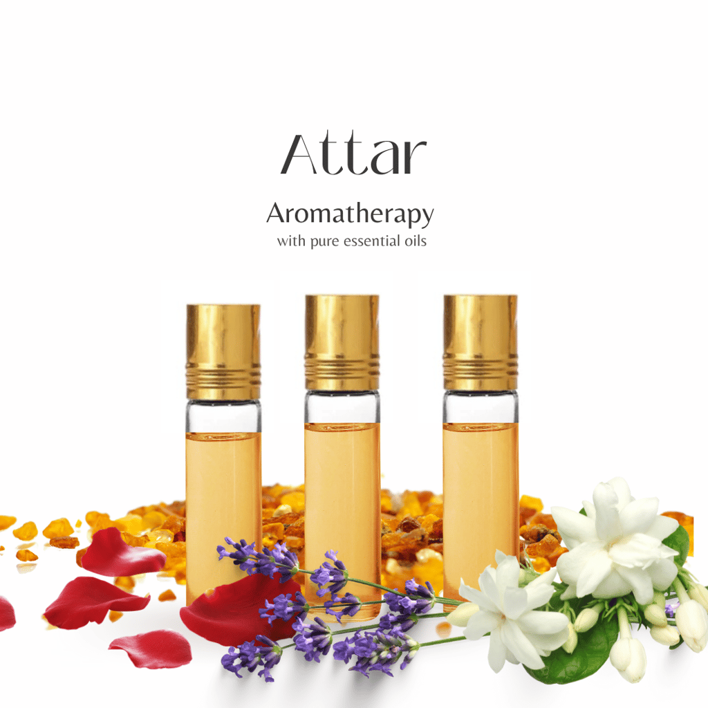 Non Alcoholic Jasmine Attar Aromatherapy Essential Oils Pure & Natural