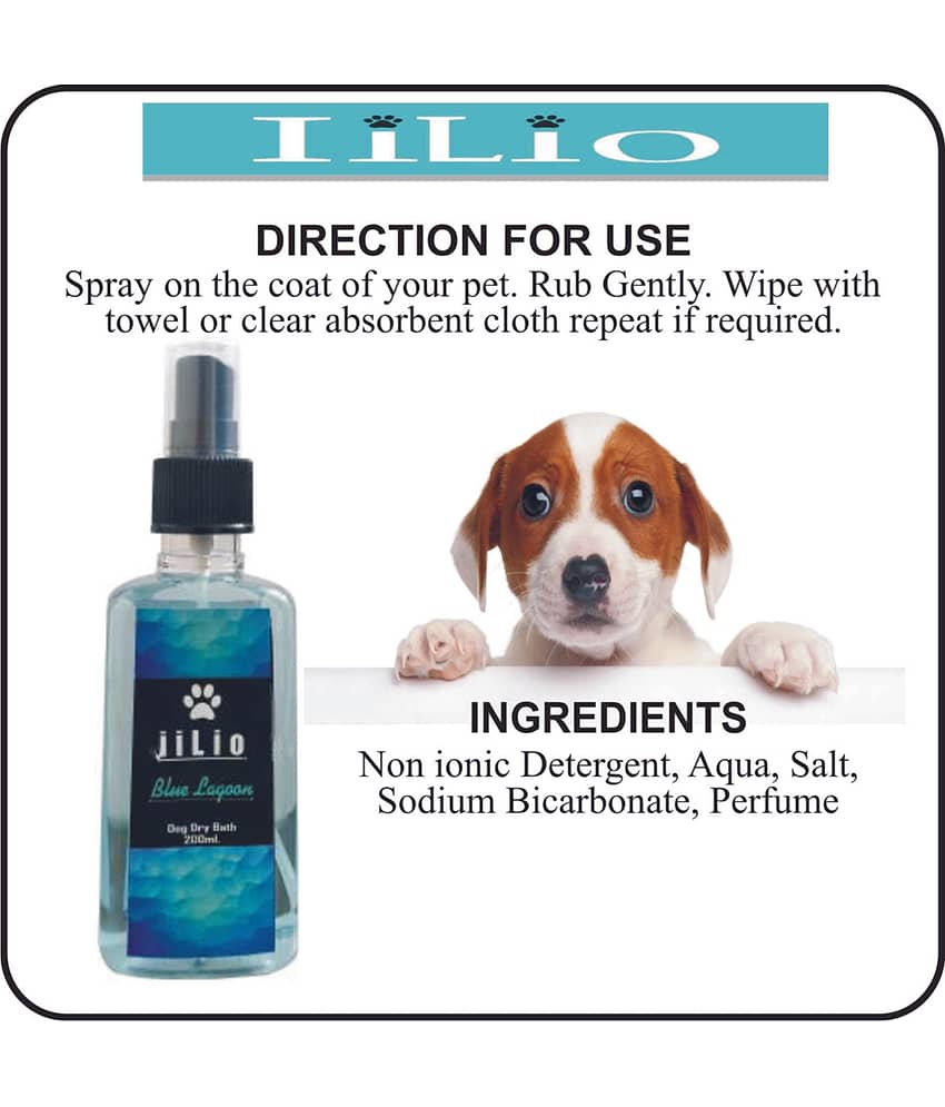 Blue Lagoon Dog dry bath shampoo pack of 2 (400ML) view 2