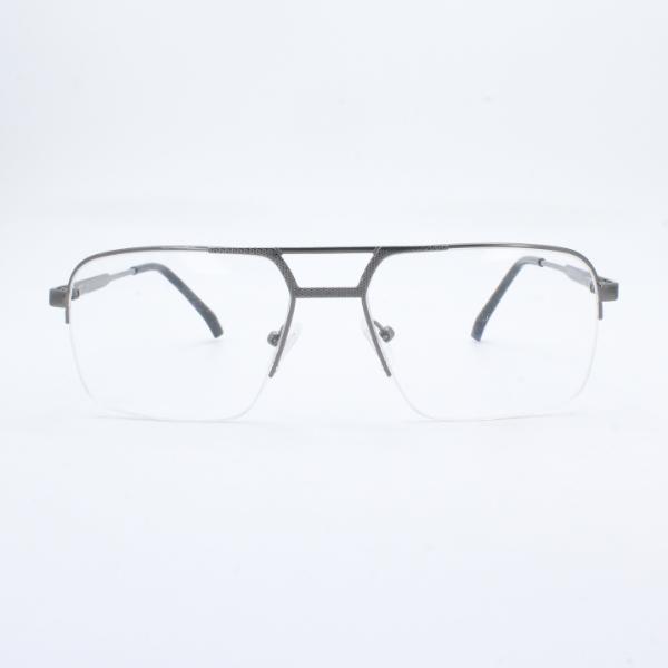 Lensoz Elite X Luxe Half Rim Rectangle 2 - Medium - Gunmetal view 2