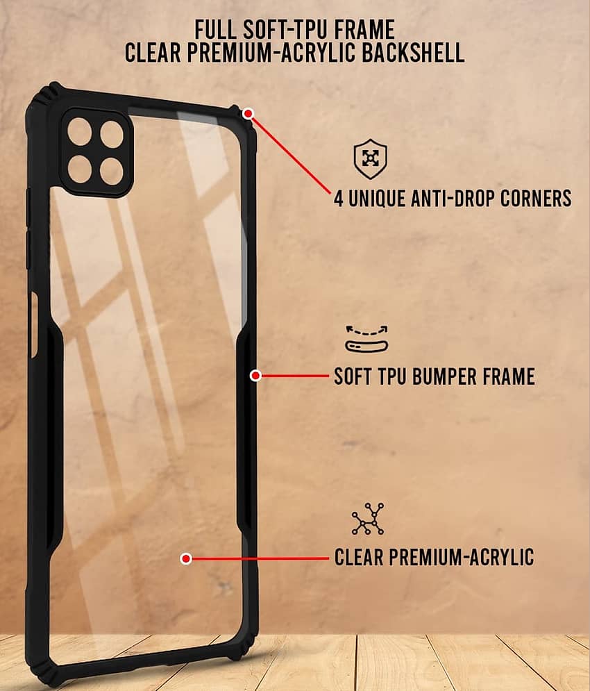 ZAMN Shock Proof Case Compatible For Polycarbonate Samsung Galaxy F42 5G ( ) view 2