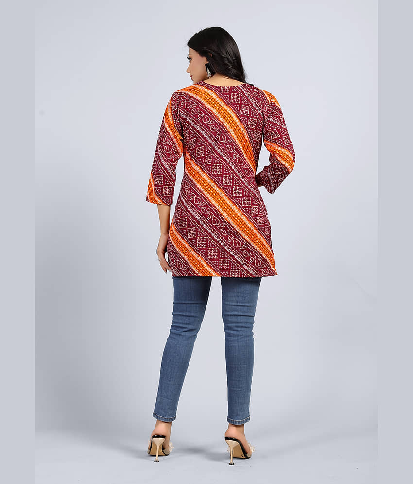 Rayon Short Kurti For Women (Pack of 1) view 2