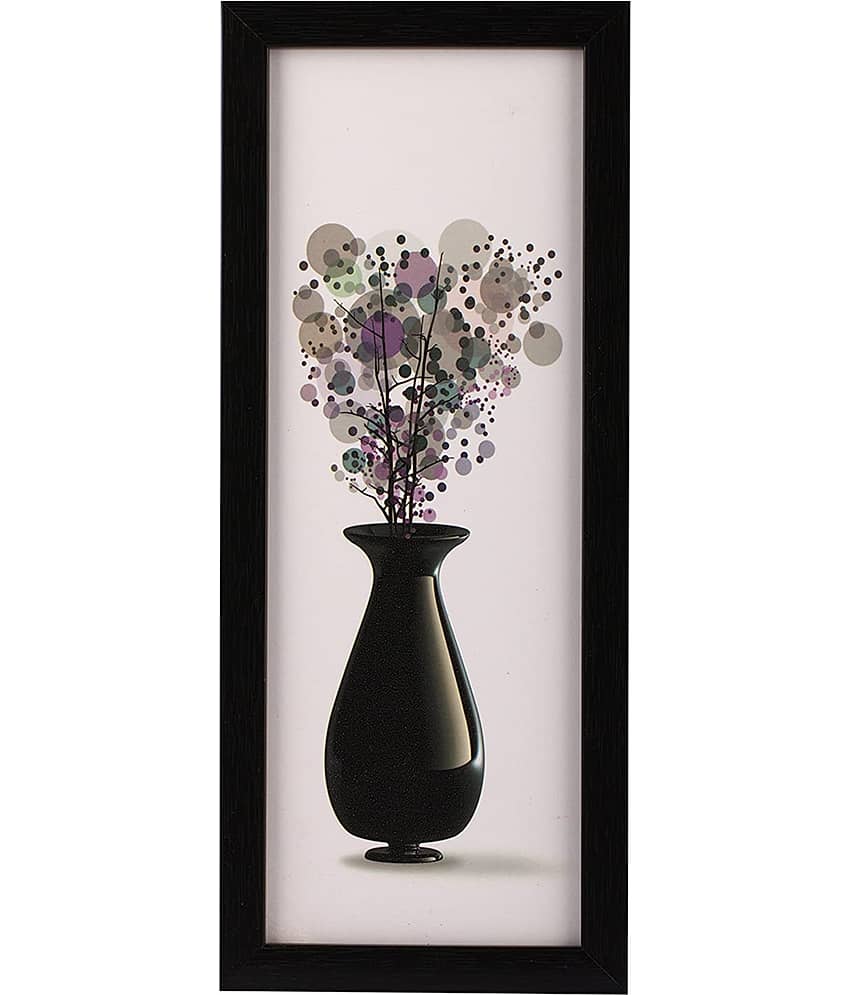 Indianara - Floral Painting With Frame view 2