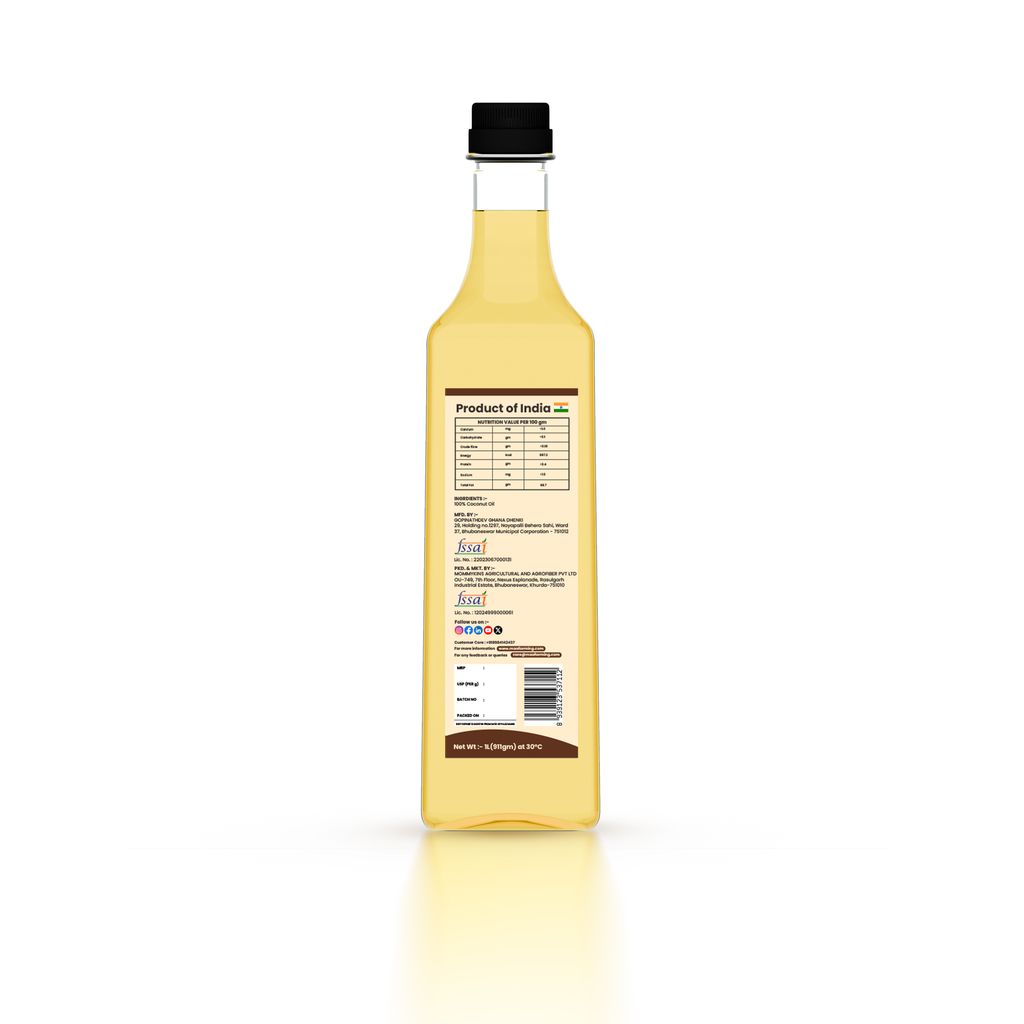 Maa Farming Wood Pressed Coconut Oil- 1L view 2