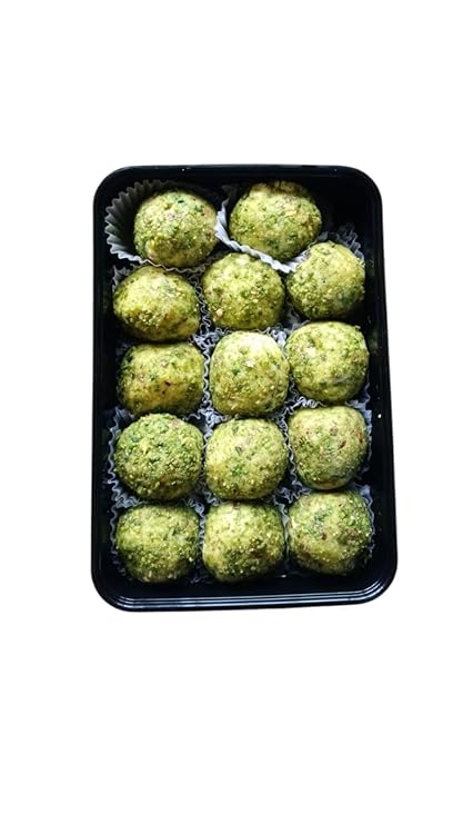 BANGLARMISTI Pistachio Monohora Sandesh - Bengali Sweets, Preservative-Free, Soft, Delightful, Delicious Mithai , no sugar-coated, 12 pcs Pack view 2