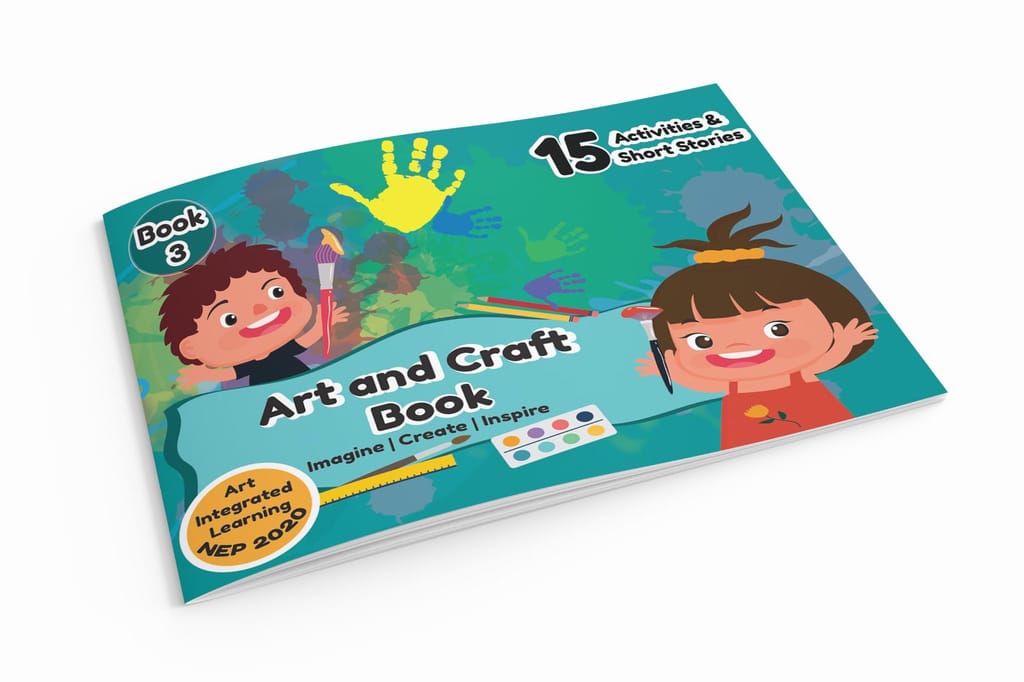 Edsmart Art and craft book for kids with Stories | NEP 2020 Art Integrated learning | BOOK 3 | Children Story Book [Paperback] [Jan 01, 2024] Edsmart Edu Services Pvt Ltd