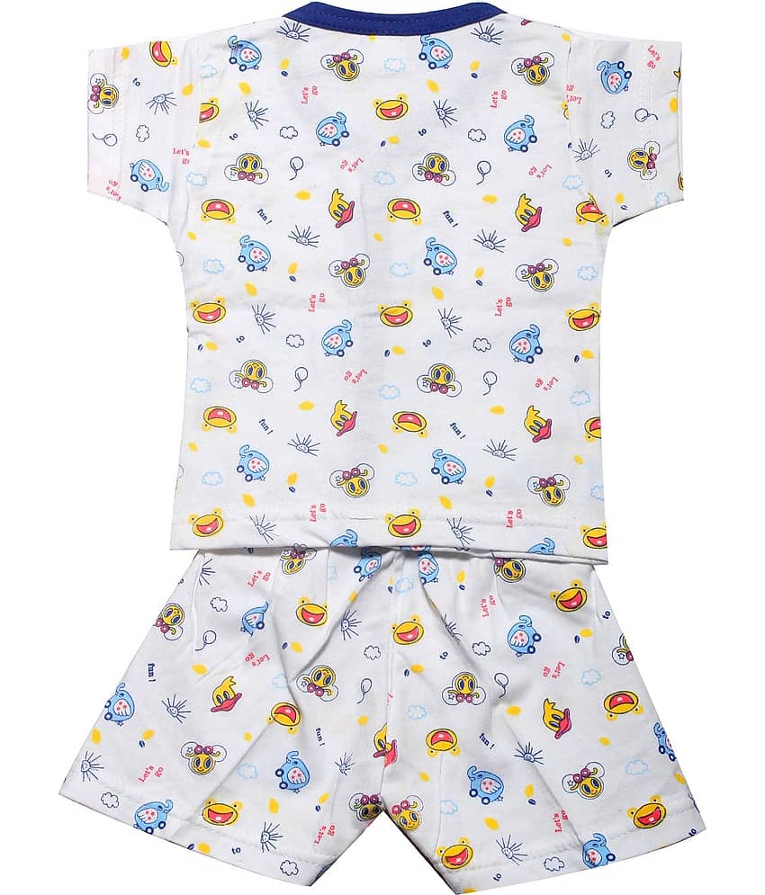 INFANT Unisex for Baby 100% Cotton T Shirts & Shorts ( Multi ) view 2