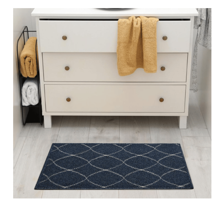 Homitecture Premium 40 x 60 cm Doormats with Anti-Skid Backing - Non-Slip Indoor/Outdoor Entrance Mat - Durable Mats - Ideal for Home/Office (Blue Cross, Pack of 2) view 2
