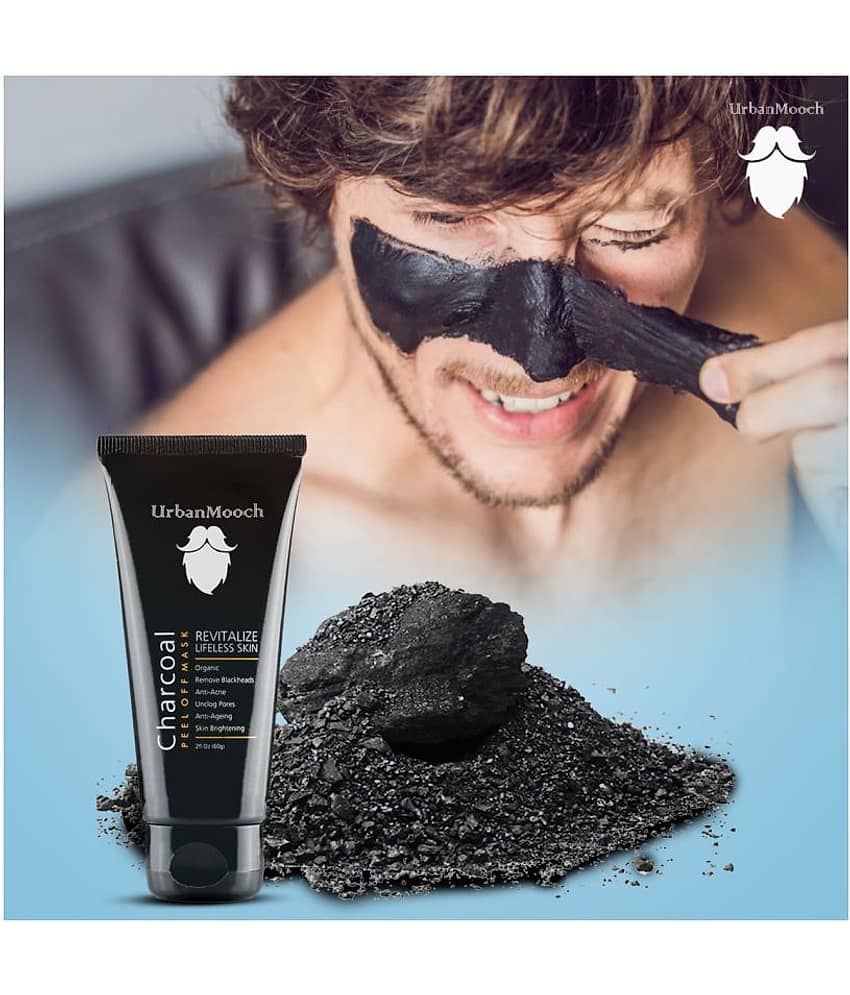UrbanMooch Activated Charcoal Peel of Mask For Blackheads Face Mask Masks 60GM gm view 2