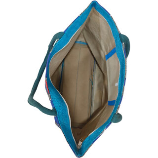 IMAGO womens hand bag Shoulder Bag (Blue, 31 L) view 2