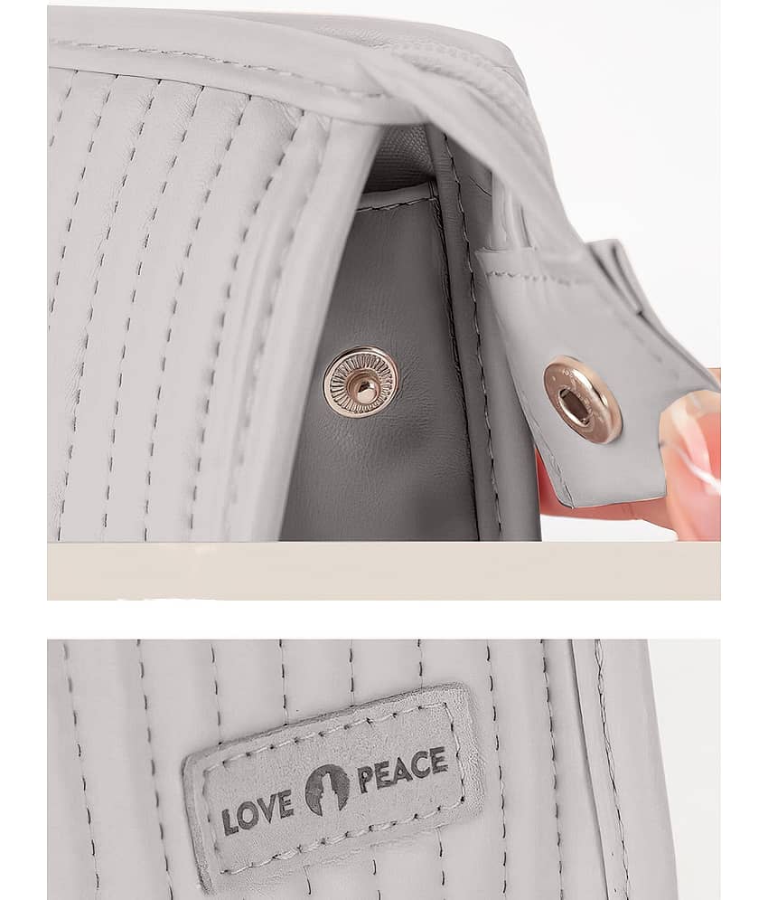 Jewellery Organiser PU Leather Zipper Portable Storage Box with Divider Container view 2