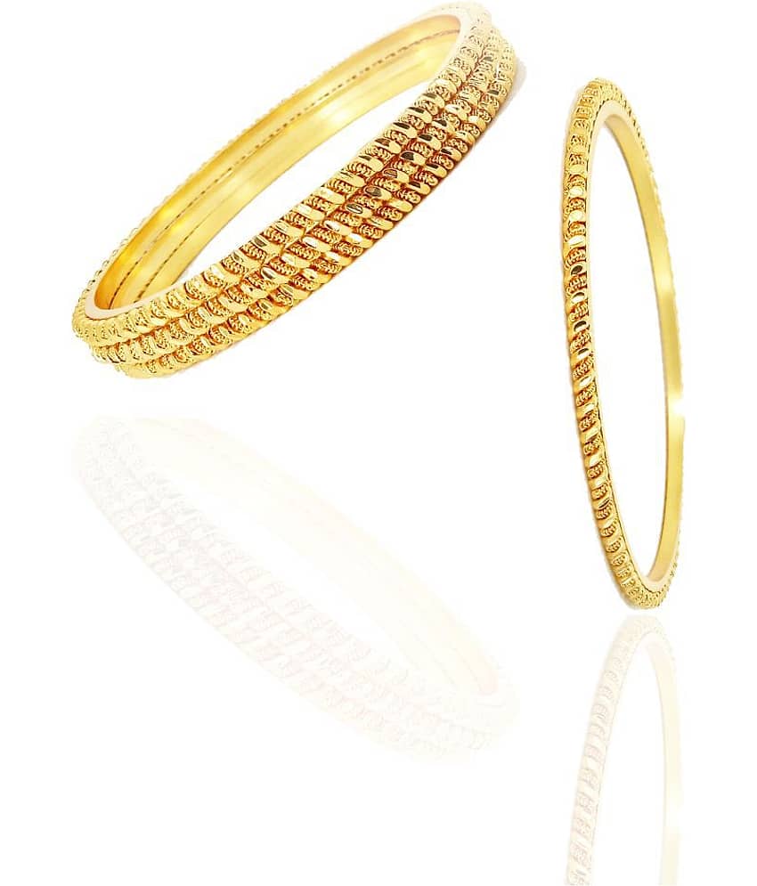 KRIMO Traditional Gold Plated Designer Bangles Jewellery For Women / Girls-10094 view 2