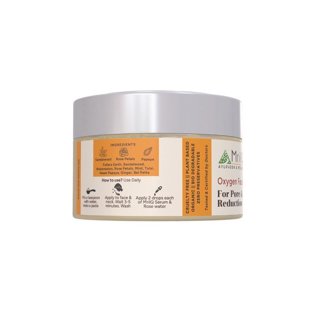 MrilQ Oxygen Face Pack | Pore, Acne & Oil Control | Daily Use | All Skin types view 2