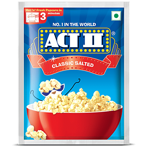 Act Ii Ipc Classic Salted 30Gms+8Gms / 10Gms EXTRA