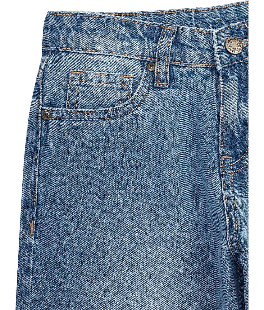 Cub Mcpaws Girls Cotton Jeans ( Pack of 1 , Denim Blue ) view 2
