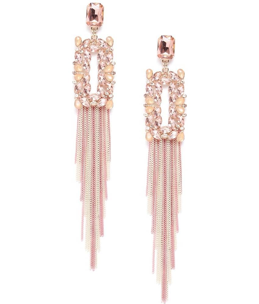 YOUBELLA Brown Danglers Earrings ( Pack of 1 ) view 2