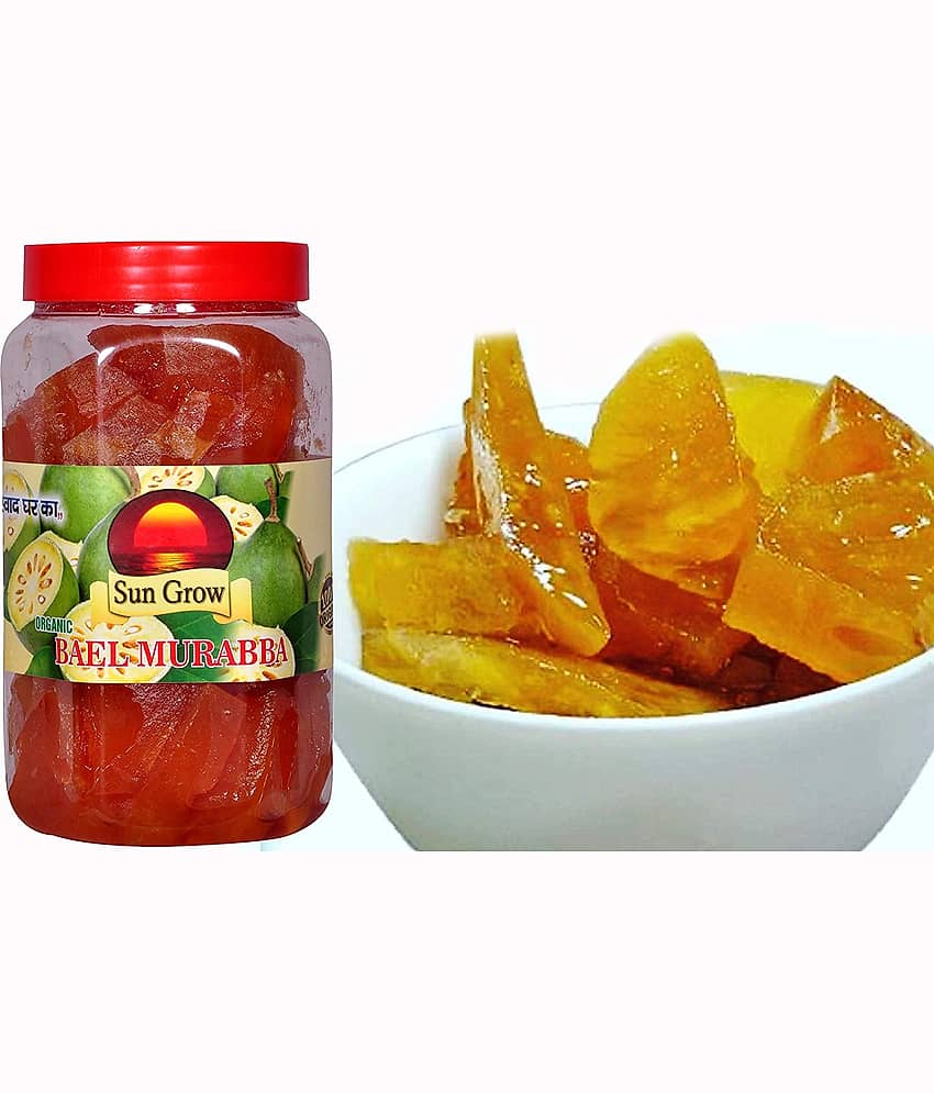Sun Grow Home Made Organic Natural Sweet Beal Murabba Pieces No Artificial Preservatives No Additives Pickle 1 kg view 2