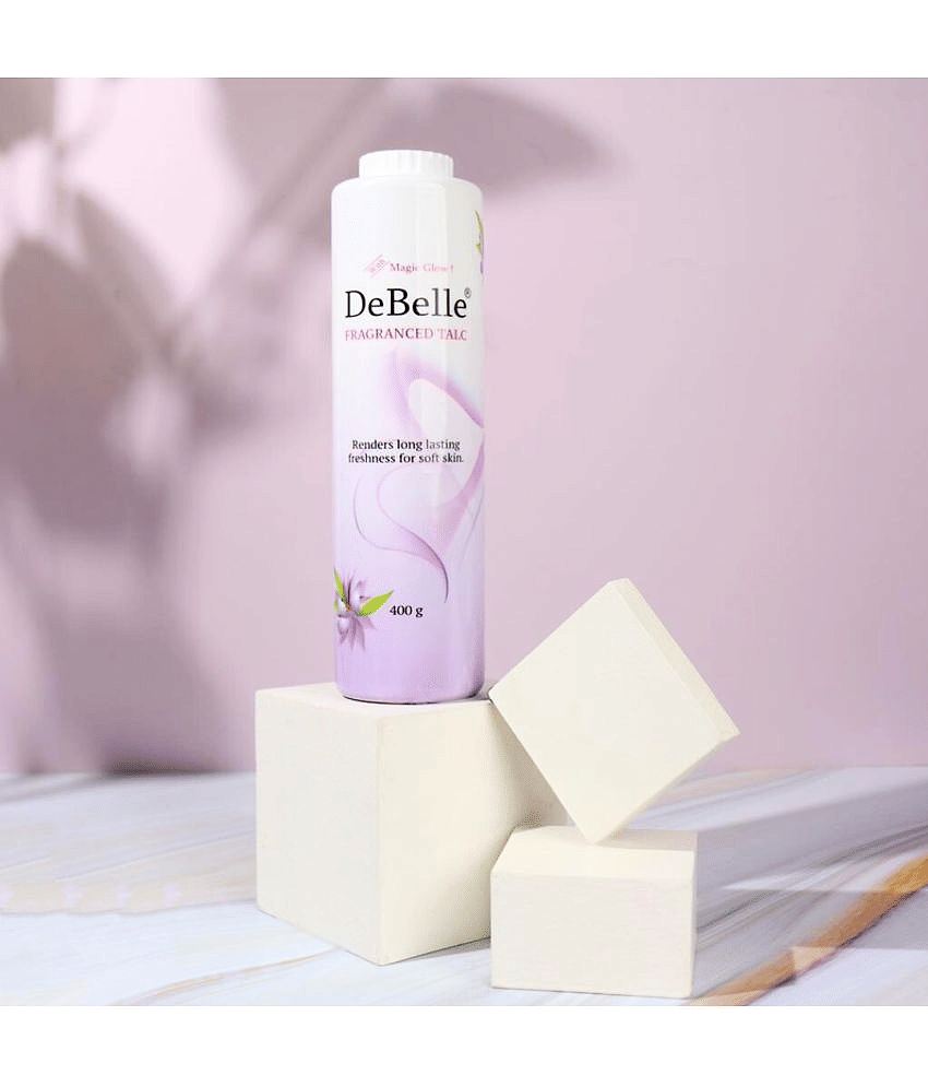 DeBelle Long Lasting Freshness Lavender Fragranced Talc 400g view 2