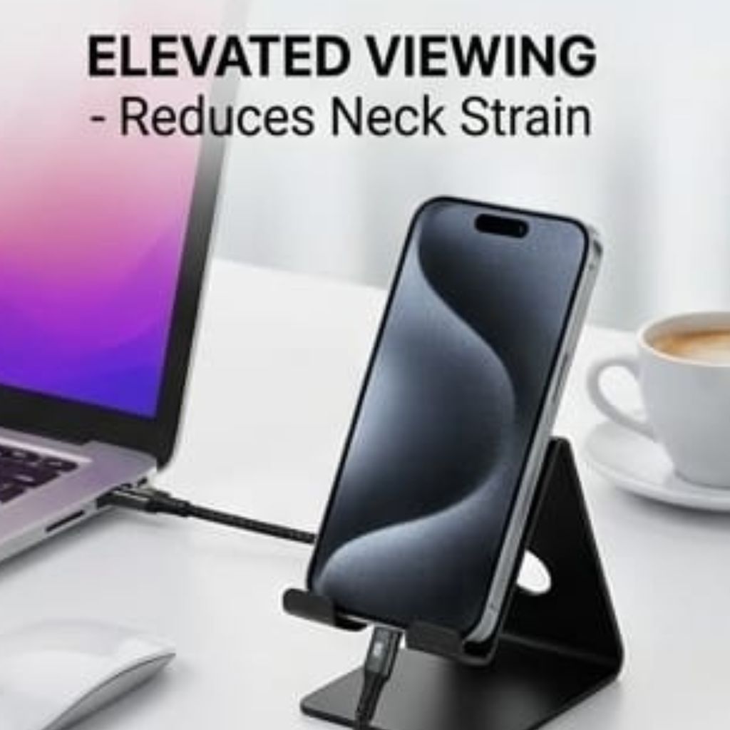 ARmaxtronics – Heavy Duty Metal Phone Holder Stand for Desk view 2