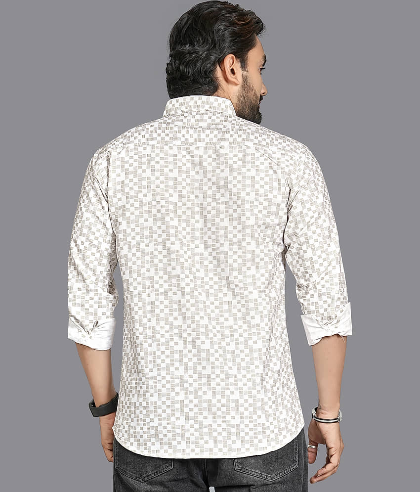 ADWYN PETER 100% Cotton Regular Fit Printed Full Sleeves Men's Casual Shirt - Multicolor 2 ( Pack of 1 ) view 2