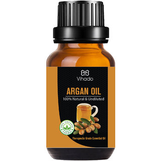 Argan Oil, Cold Pressed Organic, for Hair, Skin Anti-Ageing Face Care (10 ml) (Pack of 1)