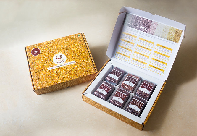 The Red Collection Rice Gift Box (Includes 6 Rice Varieties Each 230 Gms) view 2