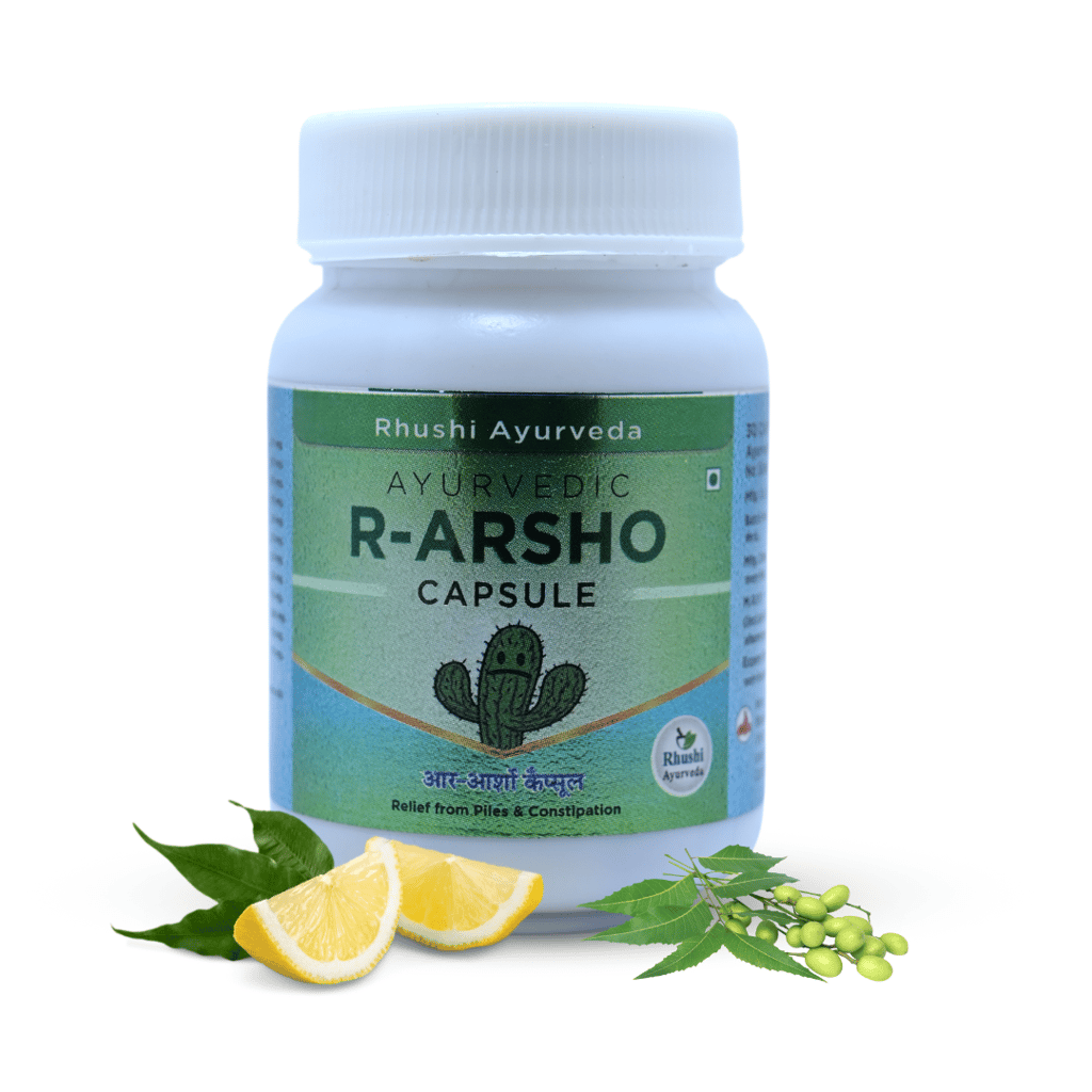 Rhushi Ayurved R-Arsho Ayurvedic Capsule for Piles & Constipation