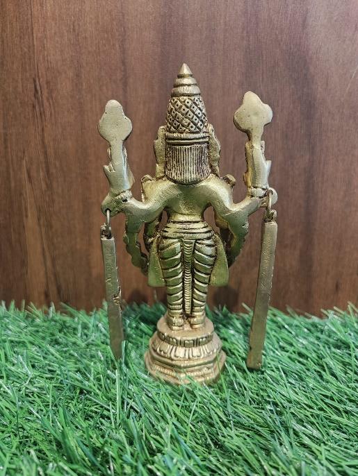 BRASS LORD BALAJI STATUE view 2