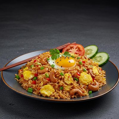 Schezwan Egg Fried Rice
