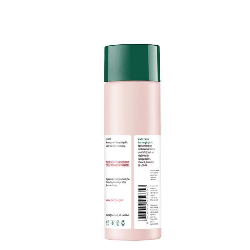 Biotique Winter Cherry Rejuvenating Body Lotion 120ml view 2