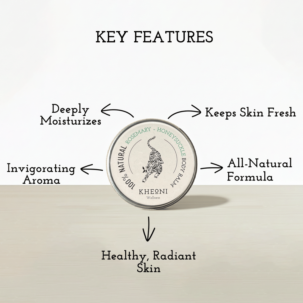 100% Natural Rosemary - Honeysuckle Body Balm view 2