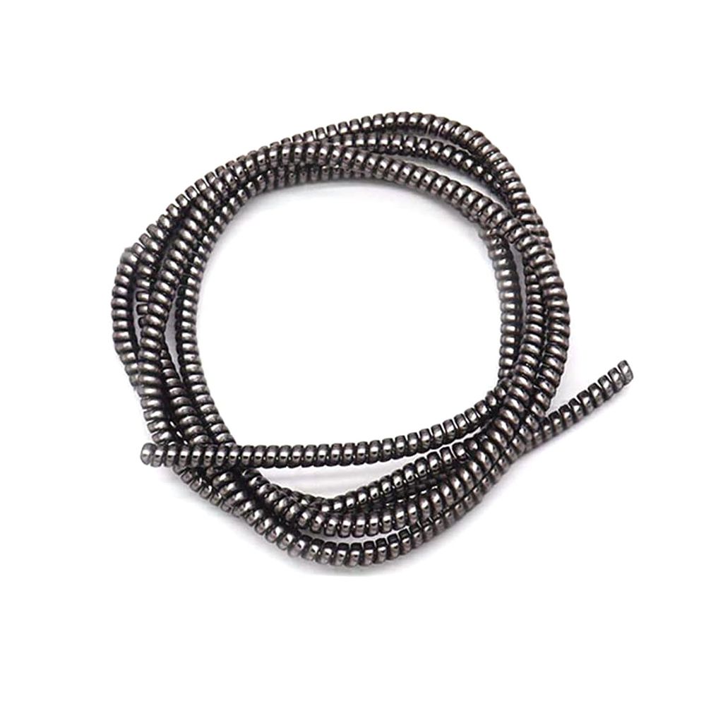 DHRUVINSRI Metallic Finish Cable Spiral Protector/Wire Repair/Pet Cord Protector/Headphone Saver, Cable Wrap/Cover for Charging Cable