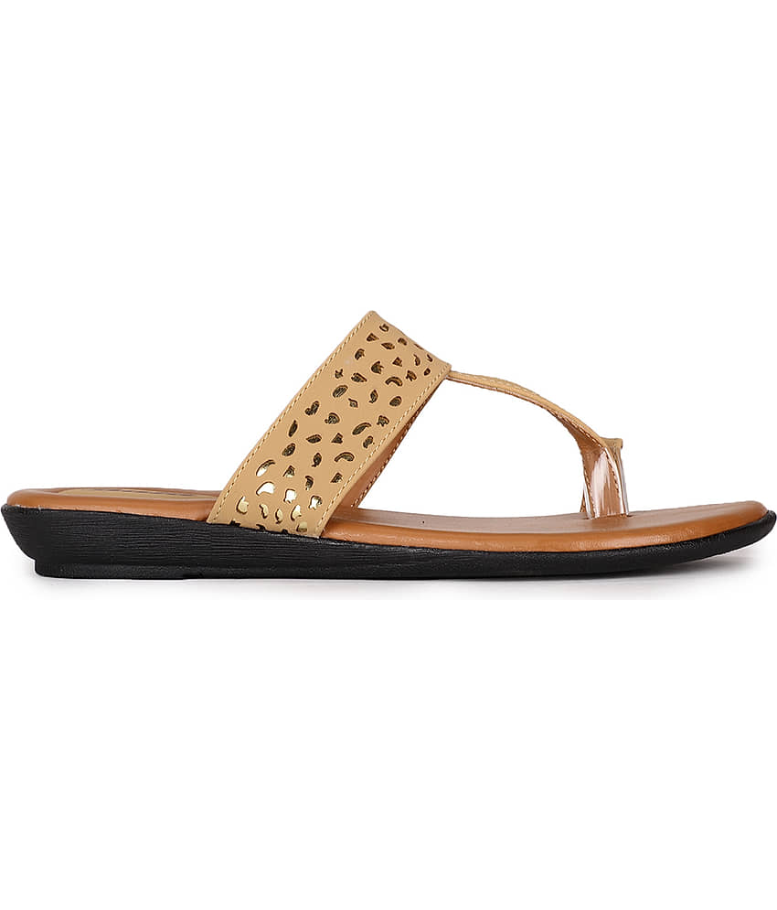 Bata Tan Women's Flats view 2