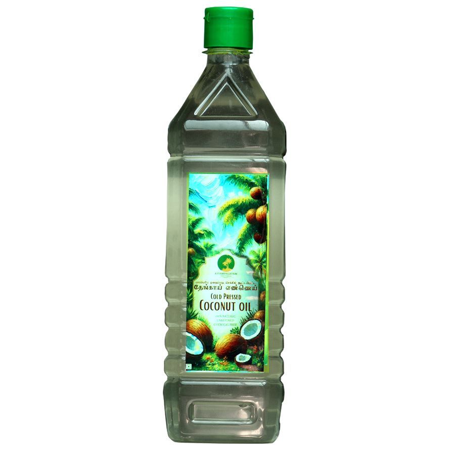 Wood Pressed Coconut Oil - 1 L - 1 BOTTLE