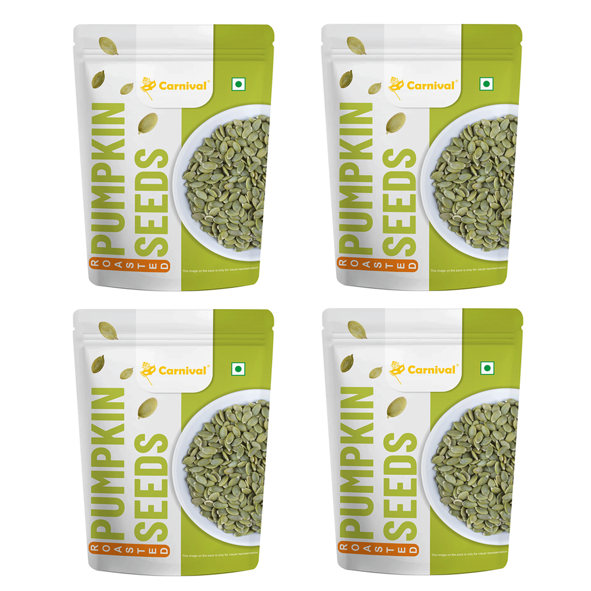 Carnival Classic Pumpkin Seeds 100g * 4 (Pack of Four)