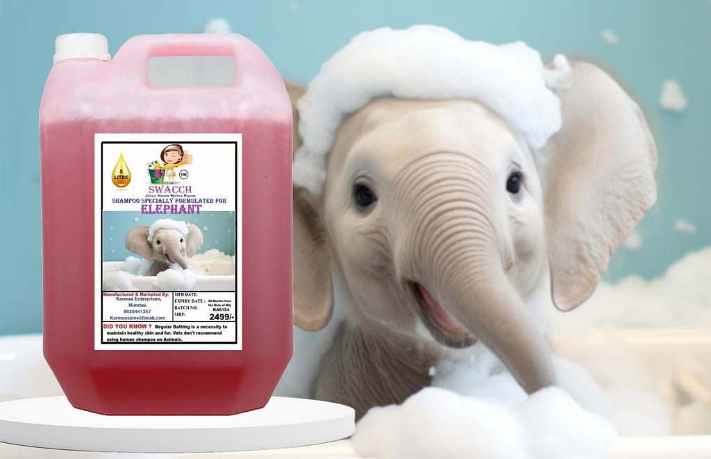 Swacch Shampoo Specially Formulated for Elephant (5 Litre) Strawberry view 2