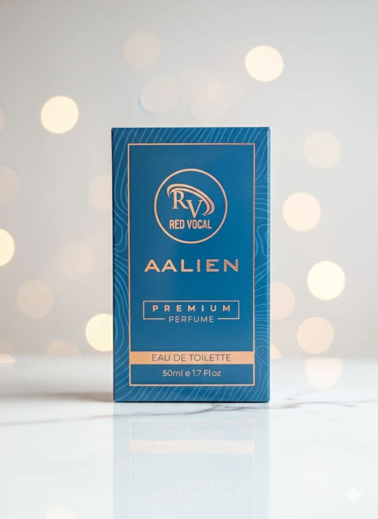 Red Vocal Aalien Eau De Toilette 50ml | Unisex Fresh Citrus, Aromatic & Woody Amber Fragrance | Long-Lasting Perfume view 2