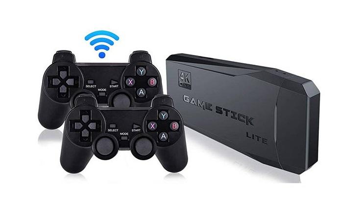Wireless Video Games For TV, Dual Player Stick Lite, Gamepad view 2