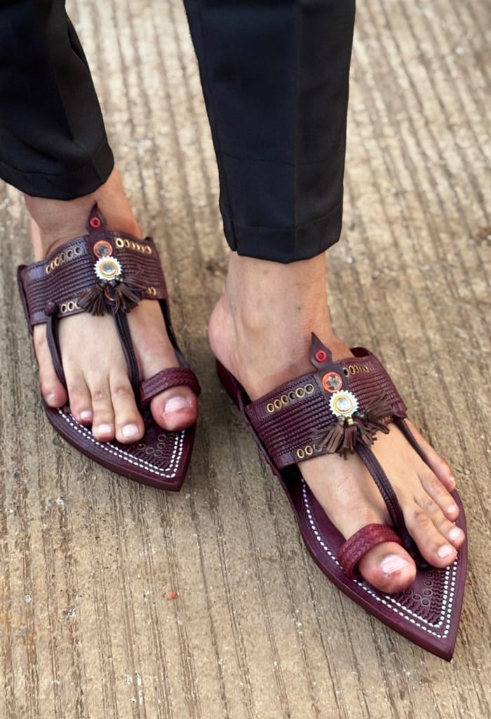 Sankeshwari Kolhapuri Chappal view 2