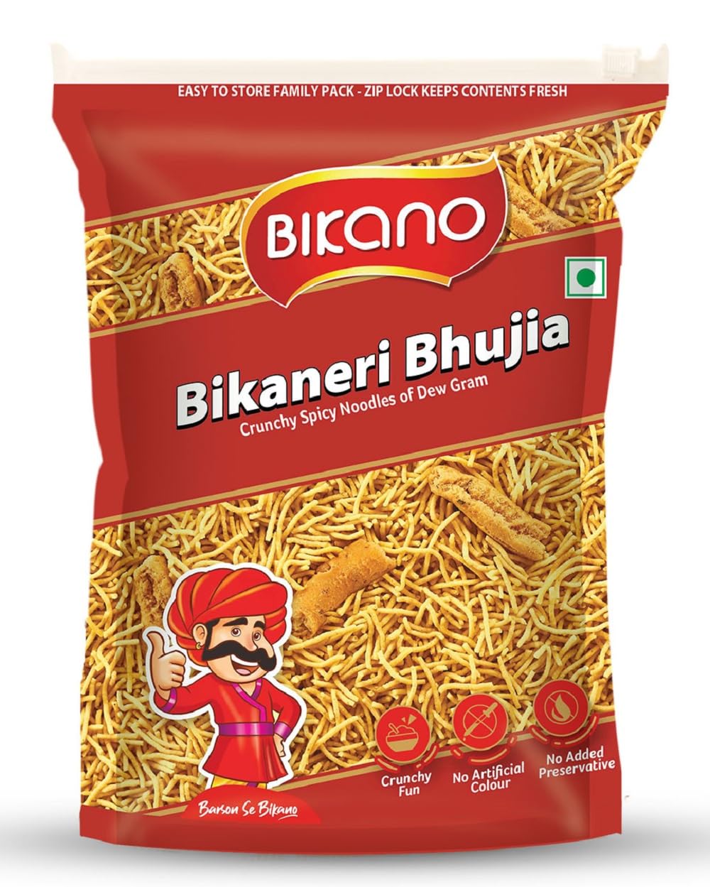 Bikano Bikaneri Bhujia | Taste of Bikaner | Crunchy and Spicy | 200g pack