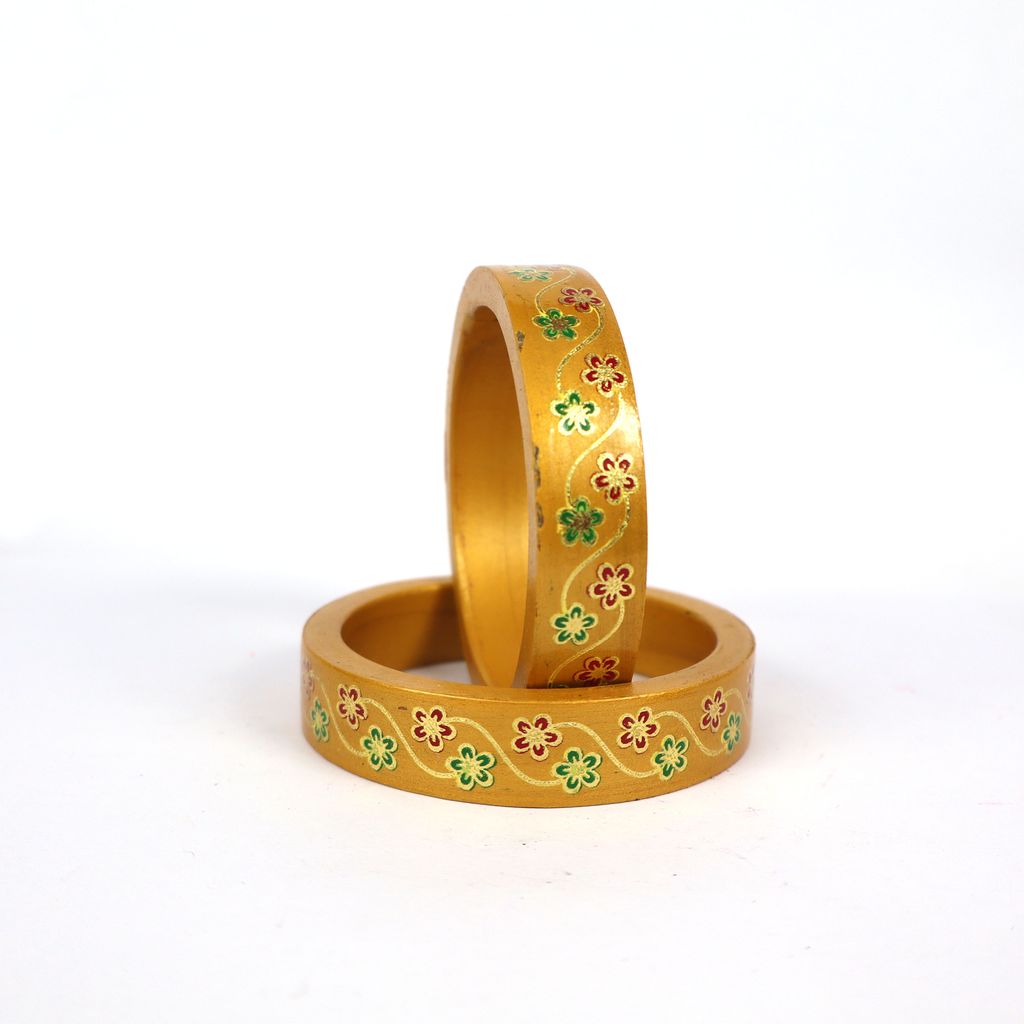 FHS Rajasthani Flowers Design- Golden view 2