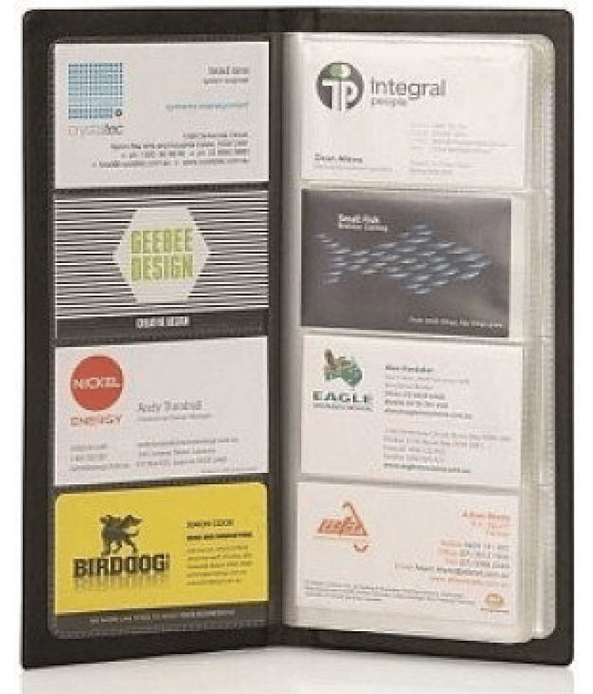 SPS Visiting Card Holder (480 Folder) - (Black) view 2