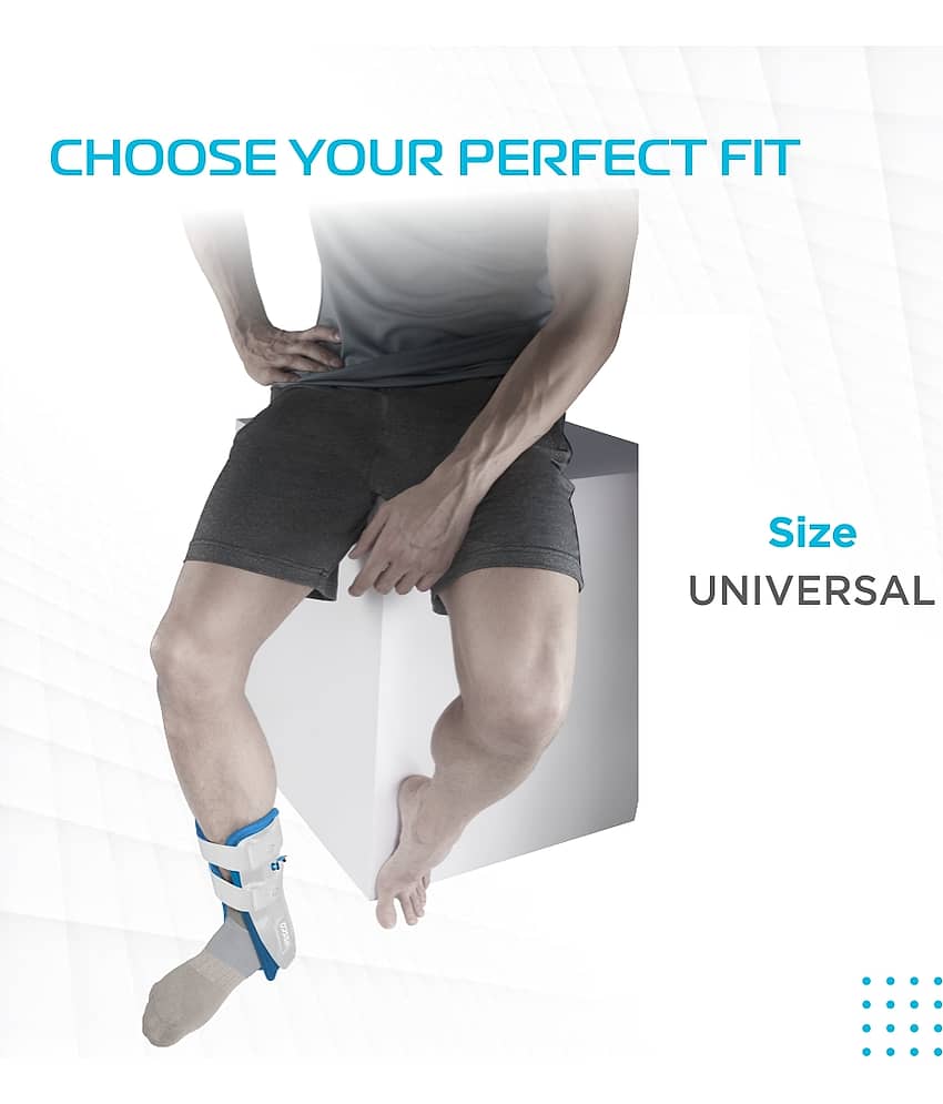 Vissco Air Ankle Brace for Firm Ankle Support & Stability to the Ankle (Blue) view 2