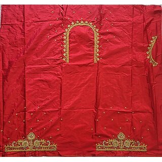 OMSAIFAB Cotton Silk Self Design Blouse Material