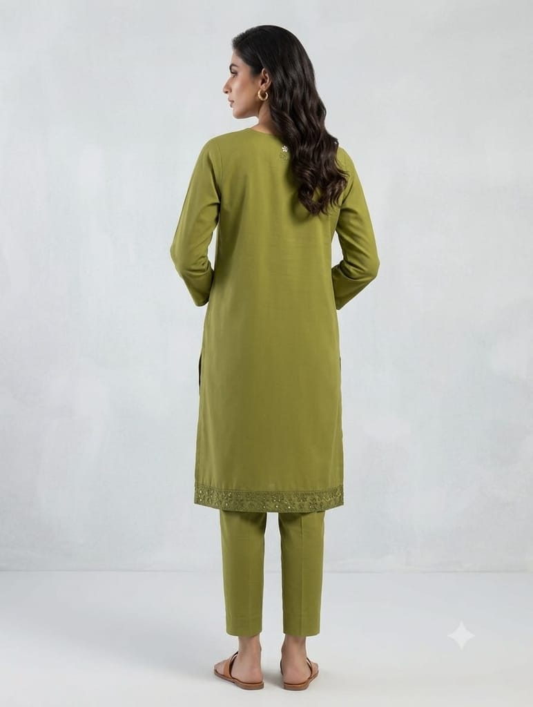 Green Kurti view 2