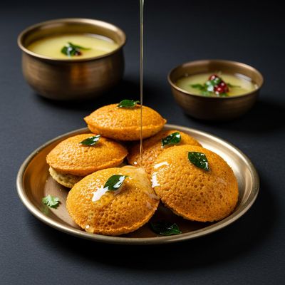 Ghee Karam Button Idly